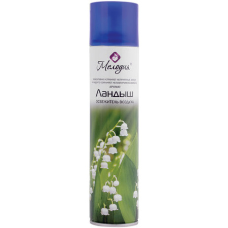 Освежитель воздуха аэрозольный 300мл МЕЛОДИЯ "ЛАНДЫШ"/12