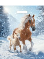 Пакет вырубная ручка 450х380х0,060 Дуэт ПВД /50/500