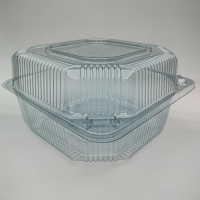 Контейнер с крышкой К-13 Кр(В) ПЭТ размер 125*125*80 мм   Упакс-Юнити (Аналог РК-15М) /600