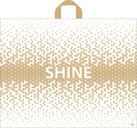 Пакет петлевая ручка 550x700x0,090 Золотое сечение ПВД /25/150