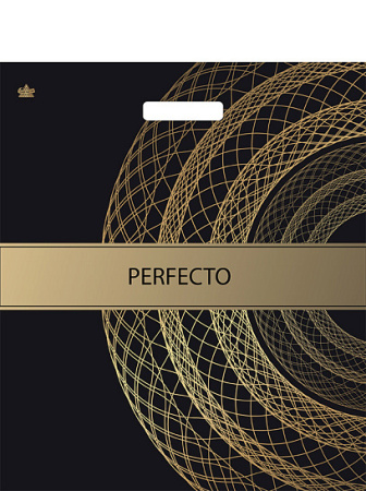 Пакет вырубная ручка 420х480х0,090 Перфекто Драйв ПВД /25/400