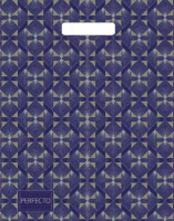 Пакет вырубная ручка 370х300х0,090 Перфекто Бизнес ПВД /25/400