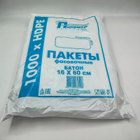 Фасовка 16х60 ПНД 6 мкм 1000 шт в упак /5