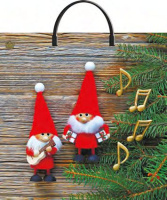 Пакет-сумка пласт ручка 360х370х0,100 Гномы ПВД /10/100