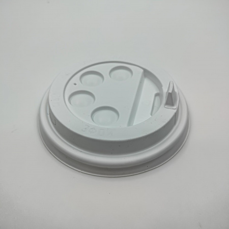 Крышка белая D-80   с питейником  ТД  100/1000
