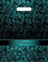 Пакет вырубная ручка 370х300х0,090 Перфекто Ультрамарин ПВД /25/400