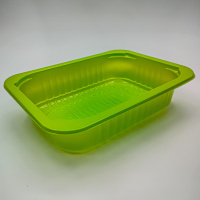 Контейнер под запайку А187-650мл (187х137х45) салатовый РЕ Алькор / 660