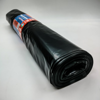 Мешки д/мусора 240 /10шт в рулоне Особопрочные (ЗД)черные 45-48мкм ПВД ПластОпт/15