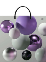 Пакет-сумка пласт ручка 350х360х0,085 Мультишары ПВД /10/100