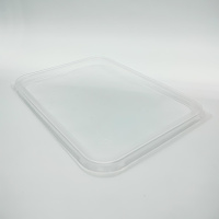 Крышка к контейнеру 186х136 прозрачная Алькор 50/500        