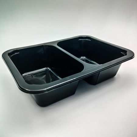 Контейнер под запайку А187-45мм 2С 50х50 (187х137х45) черный Алькор / 572