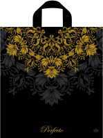 Пакет петлевая ручка 400х370х0,095 Перфекто Золотой этикет ПВД /25/300