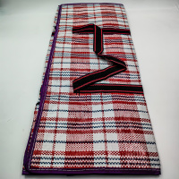 Сумки полипропиленовые 60*50+30 №5 ПП с молнией клетка  /12