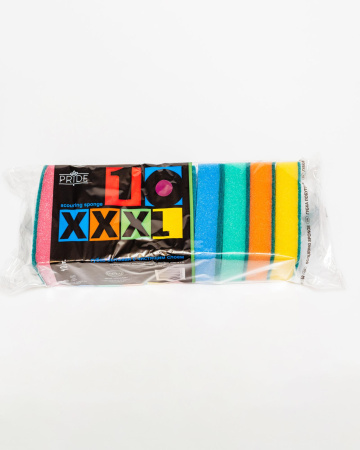Губка д/посуды PRIDE XXXL 10МЕГА 110*80*30 10шт в упаковке/20
