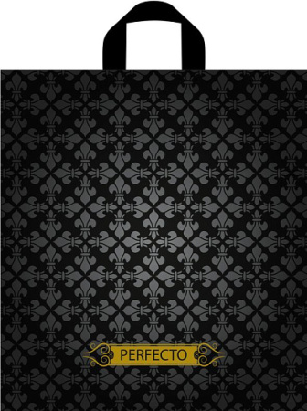 Пакет петлевая ручка 420х460х0,095 Перфекто Стронг ПВД /25/300