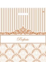 Пакет петлевая ручка 420х480х0,090 Перфекто Элегия ПВД /25/300