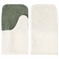 Рукавицы хлопчатобумажные, КОМПЛЕКТ 5 ПАР, плотность 380 г/м2, брезентовый огнеупорный наладонник