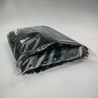 Трубочки с изгибом черные 210*5мм 250шт в упаковке/48