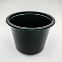 Банка 500 мл суповая черная d-115 Д-Полимер  50/500