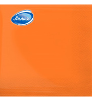 Салфетки бумажные 2-сл Лилия 20л Оранжевые 33*33 /15