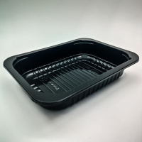 Контейнер под запайку А187-500мл (187х137х36) черный Алькор / 660