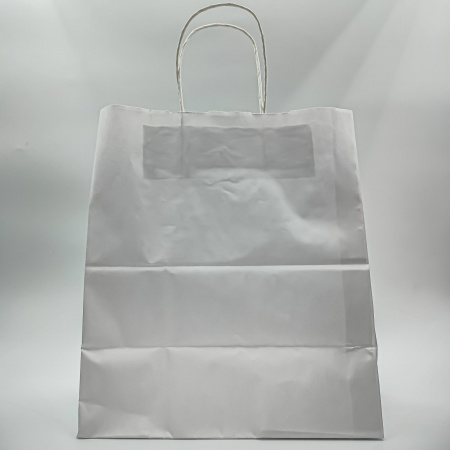 Пакет бумажный с кручеными ручками крафт  240х140х280мм  /300 