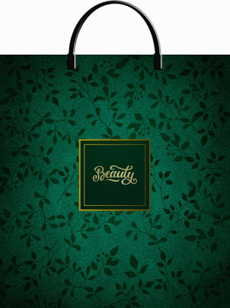 Пакет-сумка пласт ручка 360х370х0,100 Изумруд ПВД /10/100