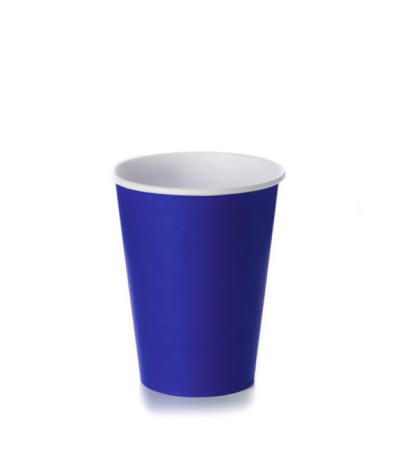 Стакан бумаж.однослойный 250мл Синий 50/1000