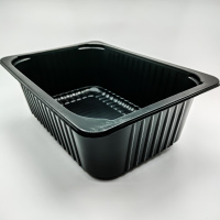 Контейнер под запайку А210-1300мл (210х148х70) черный Алькор / 520