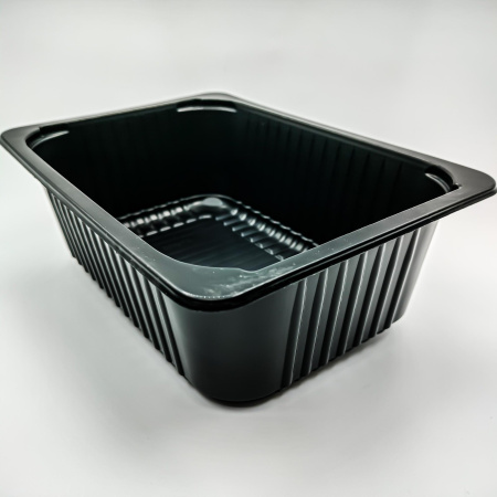 Контейнер под запайку А210-1300мл (210х148х70) черный Алькор / 520