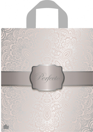 Пакет петлевая ручка 350х310х0,095 Перфекто Бэкграунд ПВД /25/300