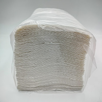 Полотенце V сложения 200л 20*21  ,1сл белые 25гр /20