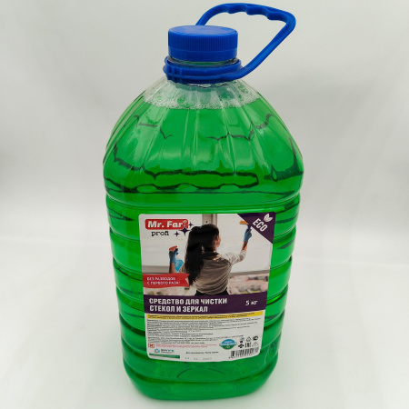Средство для мытья стекол и зеркал  5л, Mr.Far 