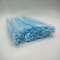 Трубочки с изгибом полоса 210*5мм 250шт в упаковке/48