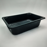 Контейнер под запайку А210-1000мл (210х148х55) черный Алькор / 560