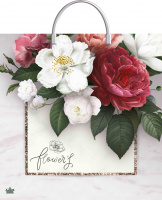 Пакет-сумка пласт ручка 360х370х0,100 Симпатия ПВД /10/100