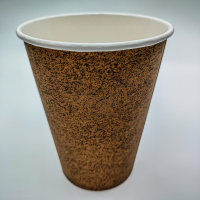 Стакан бумаж.однослойный 350мл под Крафт 50/1000