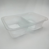 Контейнер под запайку А187-45мм 2С 50х50 (187х137х45) прозрачный Алькор / 572