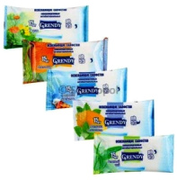 Салфетки влажные Гренди15шт/120