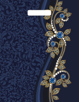 Пакет вырубная ручка 400х310х0,060 ламин Винтаж /50/500