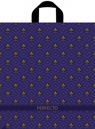 Пакет петлевая ручка 420х460х0,095 Перфекто Гранд ПВД /25/300