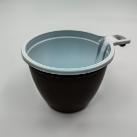 Чашка кофейная  с ручкой 180 мл двухцветная Алькор /1500