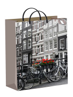 Пакет-сумка мягкая пласт ручка 400х300х0,140 Голландия /40