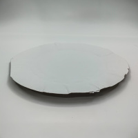 Тарелка картон мел.белая D=205мм  Россия 100/1500