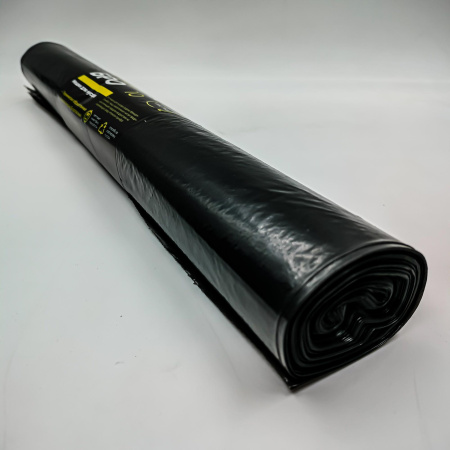 Мешки д/мусора 160л/10шт Грин ПВД черные 30мкм/10