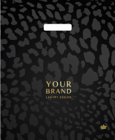 Пакет вырубная ручка 450х380х0,060 Премиальный ПВД /50/500