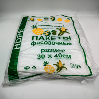 Фасовка 30х40 ПНД 10 мкм 400 шт в упак /6