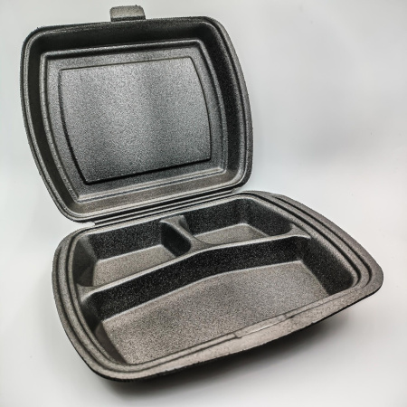 Ланч-бокс LB-3  черные 250*195*68/100