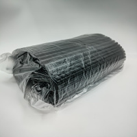 Трубочки прямые черные 240*8мм Aviora 250шт в уп /10