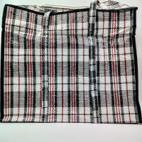 Сумки полипропиленовые 45*40+20 №2 ПП с молнией клетка  /10